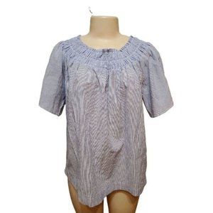 A New Day Blue Blouse Medium